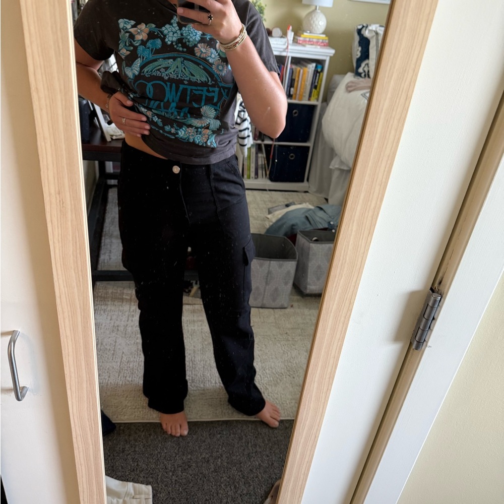 Zara Dark Charcoal Trousers